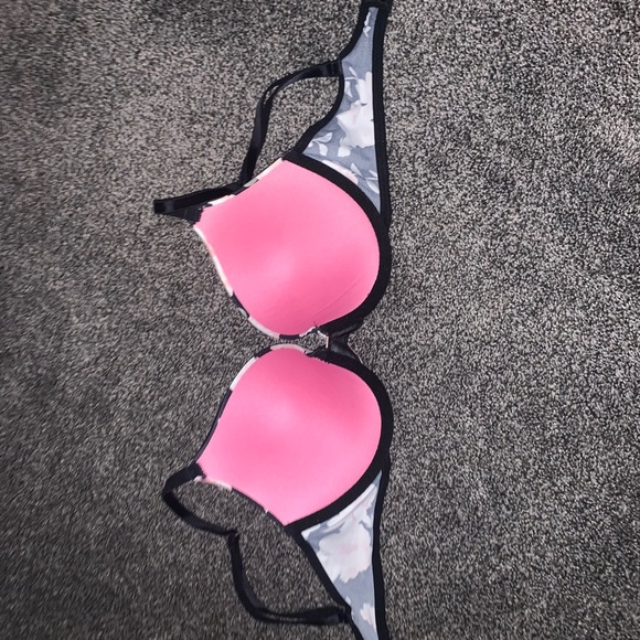 PINK floral push up bra - Picture 3 of 3